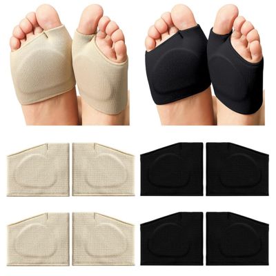 ■ Silicone Gel Half Insoles for Metatarsal Forefoot Pain Relief Shoe Pads Ball of Foot Cushions For Hallux Valgus Corrector Socks