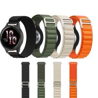 18mm Wristband Alpine Loop Band Strap For Garmin vivomove 3s move3S vivoactive 4s Active S Venu 2s 40mm Forerunner 255S Nylon Sport Bracelet 【BYUE】