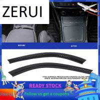 ZR สำหรับ2ชิ้นรถคอนโซลกลางด้านข้างตกแต่งแถบตัดสำหรับ Merc Edes Benz A W176 CLA C117 GLA X156