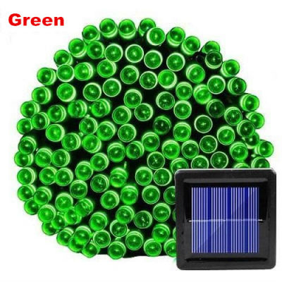 50100200 Led Solar Fairy Lights Outdoor Waterproof Street Garland Houses Christmas Party Garden Decorations String Light Strip