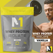 Whey protein isolate MUSCLE ONE 1kg, sữa tăng cơ giảm mỡ