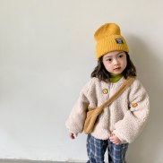 Quần Áo Trẻ Em Hàn Quốc Áo Khoác Nhung Lông Hoạt Hình Cho Bé Trai Và Bé