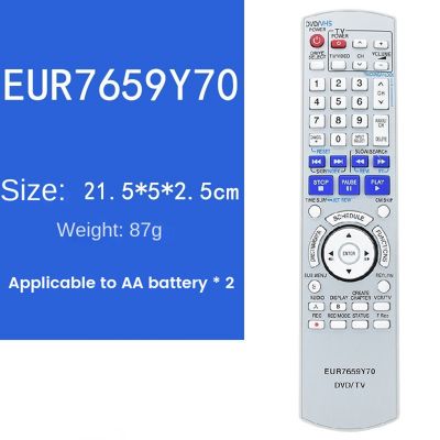 EUR7659Y70 Remote Control for Panasonic TV/DVD Combo DMR-ES35V DMR-ES35VP DMR-ES3 Spare Part