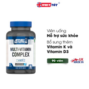 VIÊN UỐNG HỖ TRỢ SỨC KHOẺ APPLIED NUTRITION MULTI VITAMIN COMPLEX 90 VIÊN