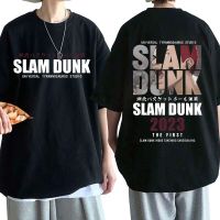 ญี่ปุ่นอะนิเมะ Slam Dunk เสื้อยืด Kaede Rukawa Sakuragi Hanamichi เสื้อยืดผู้ชายผู้หญิงฤดูร้อน O-คอสั้นเสื้อฝ้าย T เสื้อ