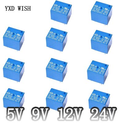 10pcs Relays SRD 05VDC SL C SRD 09VDC SL C SRD 12VDC SL C SRD 24VDC SL C 5V 9V 12V 24V 10A 250VAC 5PIN Relay