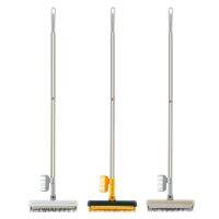 Magee8 Silicone Ground with Handle Broom Washable Rubber Bristles for Walls Kitchens