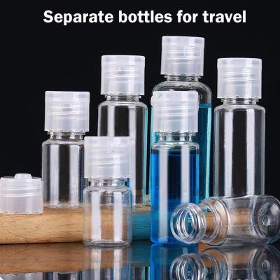 10/20/30/50/100ml Ml Transparent Plastic Bottle PET Squeeze Clamshell Bottle Liquid Bottle Cosmetics Bottle Sub O4A5