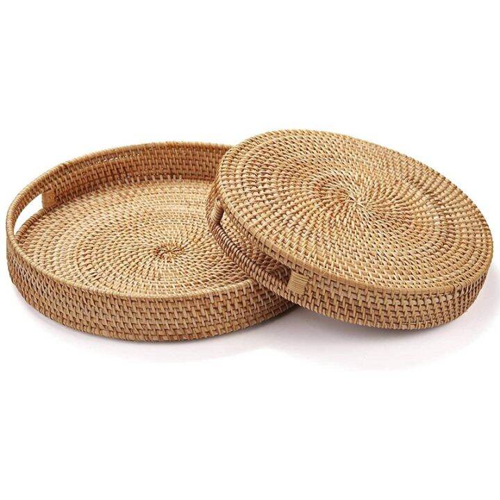 round-rattan-serving-tray-decorative-woven-ottoman-trays-with-handles-for-coffee-table-natural