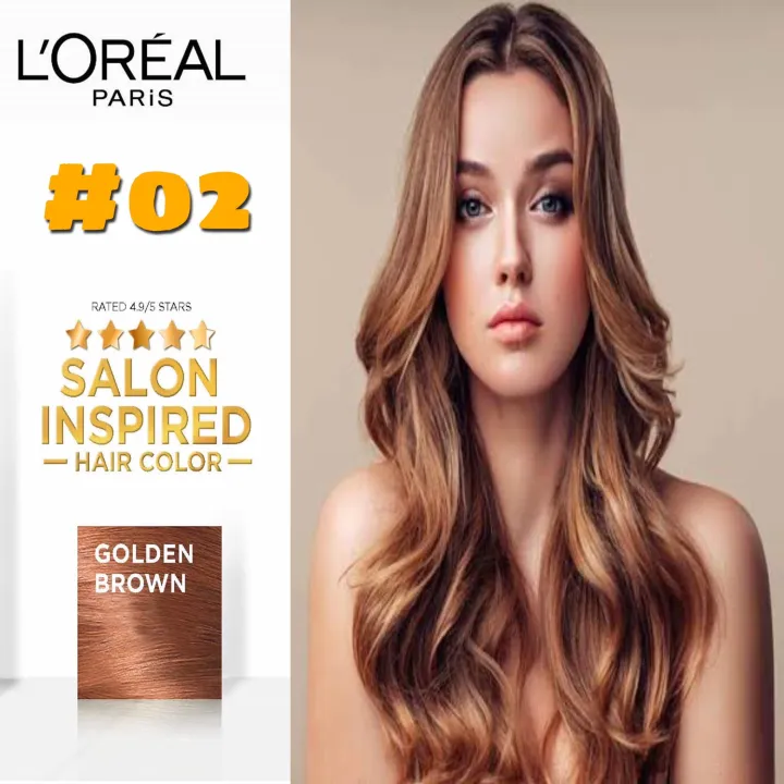 Best Seller Loreal Excellence Fashion Ultra Lights #02 Hair Color Golden  Brown | Lazada PH