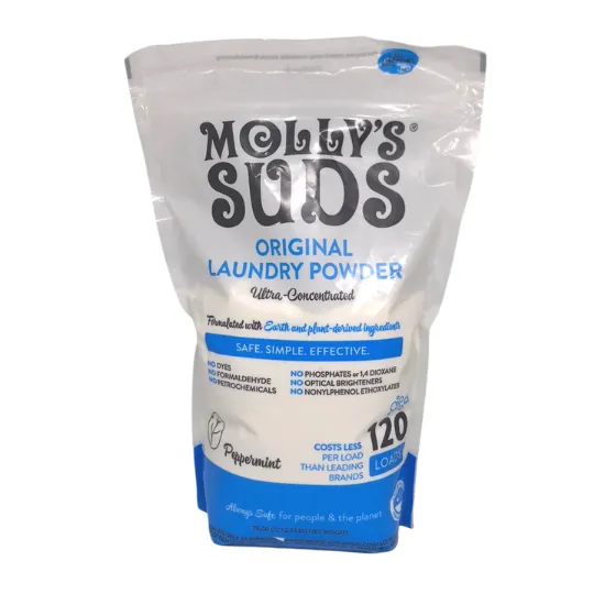 Molly's Suds Laundry Powder, Peppermint 120 Loads