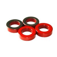 T200 Iron Powder Cores T200-2 ODxIDxHT 51x31x14.5 mm 12nH/N2 10uo Iron dust core Ferrite Toroid Core Coating Red gray AG