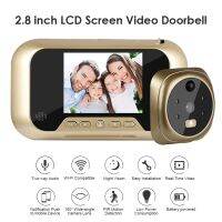 ▩✈☌ 2.8 inch LCD Screen Digital Doorbell 1MP Peephole Door Camera Viewer Door Bell