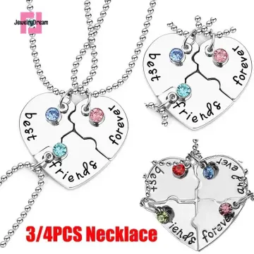 3pcs/set Unicorn Necklace Best Friends Forever Necklace BFF Necklace  Jewelry For Women Girls Kids Birthday Gift Unicorn Lover Gifts | Wish