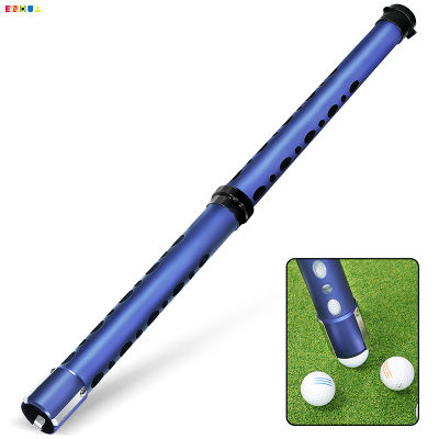 สินค้ากอล์ฟใหม่ Premium Golf Ball Retriever Professional Golf Ball Picker Durable Blue Aluminium Alloy Tube Detachable Collector