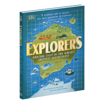 Explorers amazing stories of great adventurers English original explorers childrens English popular science books world natural geography knowledge English original books