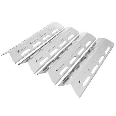 4Pcs Heat Plate for Kenmore, Master Forge, Perfect Flame, Stainless Steel Heat Diffuser Gas Grill Spare Part for Outback