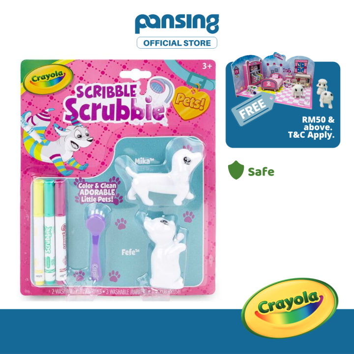 Crayola Scribble Scrubbie Pets- Mika & Fefe Toy 