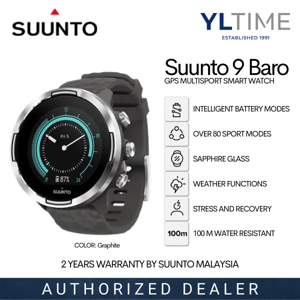 SUUNTO BARO GRAPHITE SS050407000 Lazada Indonesia