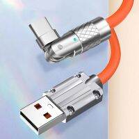 【ด่วน】 USB ซิลิโคนเหลวชนิด C สายชาร์จเร็วสุดๆ6A 1.2M 480Mbps 120W สำหรับข้อมูลที่เป็นตัวหนาโทรศัพท์