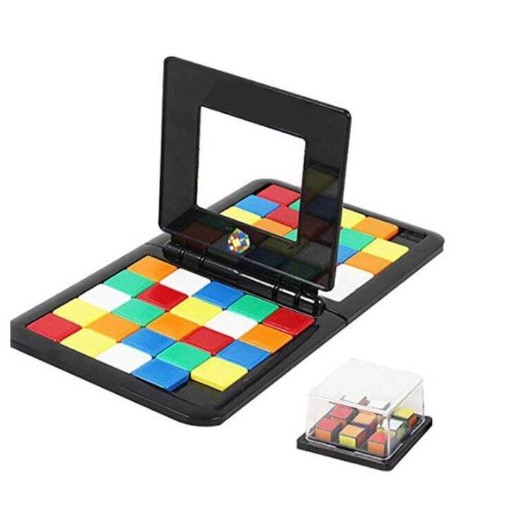 Puzzle Cube 3D Puzzle Race Cube Board Game Kids S Education Toy ParentChild Double Speed Game