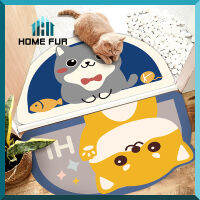 Home Fur พรมเช็ดเท้า ขนนุ่ม ลายน่ารัก พรมสําหรับตกแต่งห้อง นุ่มสบายเท้า มีกันลื่น ซับน้ำได้ดี