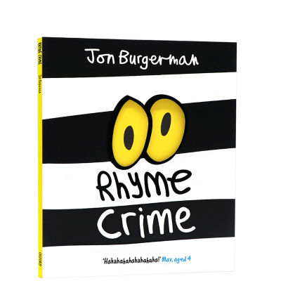 Rhyme crime 3-5-year-old childrens English Enlightenment cognition picture book funny rhyme Story Book Oxford fine picture book parent-child early education interactive rhyming word game paperback open Jon Burgerman