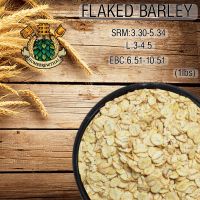 Flaked Barley เฟลค บาเลย์ (1 lbs) **ไม่บด**