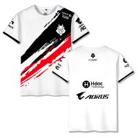 เสื้อยืดทีม G2 ESports ของผู้ชายเสื้อยืดคุณภาพสูงกำหนดเอง ID เสื้อกีฬาลำลอง LOL CSGO เสื้อยืดแฟชั่น