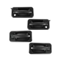 Set of 4 Car Outside Door Handle for H2 Black Textured 2003-2009 Exterior Door Handle 131609870457 15104792