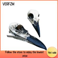 VERFZM SHOP โกธิค โครงกระดูกจำลองชาวเยอรมัน โลหะผสมอัลลอยด์ สีดำสีดำ เครื่องประดับผมปาร์ตี้ฮาโลวีน ของใหม่ กิ๊บติดผมสำหรับผู้หญิง