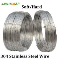 1/2/5M Soft/Hard 304 Stainless Steel Wire Soft Single Strand Steel Wire Full Hard Metal Line Rustproof Lashing DIY Dia0.05~3.0mm Colanders Food Strain