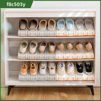 F8C503Y 2pcs สีทึบทึบ ชั้นวางรองเท้า สองชั้น การประหยัดพื้นที่ ที่วางรองเท้า ที่มีคุณภาพสูง ทนทานต่อการใช้งาน ที่เก็บรองเท้า บ้านในบ้าน