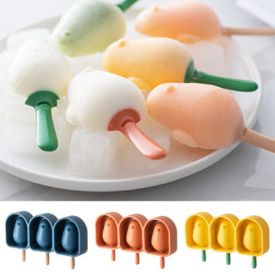 【คลังสินค้าพร้อม】Bird Popsicle Mold Box Home-Made Ice Cream Popsicles Ice Mold Kitchen Tools Accessories Silicone Popsicle Mold