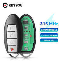 KEYYOU CWTWB1U840รถกุญแจรีโมทสำหรับ Nisan Versa Sentra Leaf 2013 - 2019 ID46 315MHz เปลี่ยนสมาร์ทการ์ด