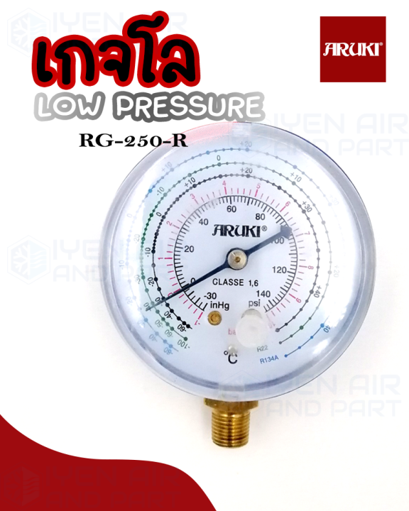 pressure-gauge-เกจวัดแรงดัน-เกจโล-aruki-low-pressure-r12-r22-r134a