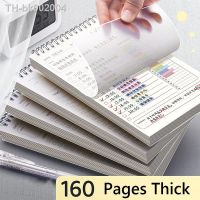 ► 2023 Planner Agenda Spiral A5 Notebook Schedules Daily Plan To Do List Notepad 160 Pages Thick Office School Supplies Stationery