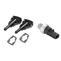 Front Windshield Washer Nozzles Wiper Spray Kit For Chrysler amp; PS287 Engine Oil Pressure Sensor Oil Pressure Switch