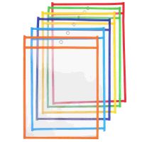 6 Pcs File File Folders Document Sleeve Office Accessories Paper Storage Clear File Holder Supply Child File Protector