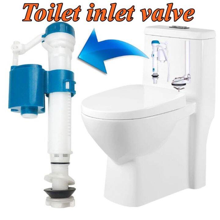 Toilet Inlet Valve Water Tank Fittings Intake Valve Outlet Fill Dual