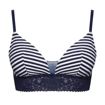 wireless lace scoop triangle bra