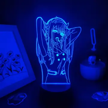 Darling In The Franxx Anime Figure Zero Two 02 Hiro S Rgb Night Lights Gift  For Friend Bedroom Manga Table Decoration,16 Colors, With Remote