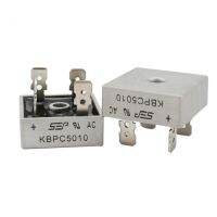 คอนแทคเตอร์2ชิ้นคอนแทค Kbpc5010ไดโอดไดโอดวงจรเรียงกระแสแบบสะพาน50a 1000V Kbpc 5010ไดโอดปรับกระแสไฟคอนแทค Electronica