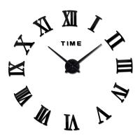 ZZOOI New wall clock acrylic mirror diy clocks quartz  watchHome Decoration Brief  modern living room big wall stickers