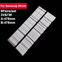 6คู่ Led Backlight Strips สำหรับ UN46EH5300F UE46EH5000K LH46MDCPLGC UE46EH5300W D1GE-460SCA-R3 UA46EH5080