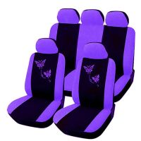 9pcsset Car Universal Seat Covers Set Butterfly Embroidery Auto Seat Protector