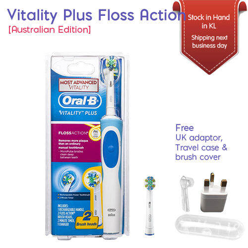 Oral-B Vitality Floss Action Rechargeable Electric Toothbrush D12.523 ...