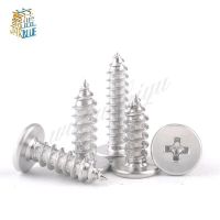 CM M2 M2.3 M2.6 M3 M3.5 M4 M5 M6 A2 304 Stainless Steel Cross Phillips Super Ultra Thin Flat Wafer Head Self-tapping Wood Screw Nails Screws  Fastener