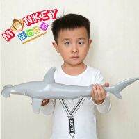 Monkey Toys - โมเดลสัตว์ Hammer Shark ปลาฉลาม หัวฆ้อน ขนาด 41.00 CM แบบนิ่ม (จากหาดใหญ่)