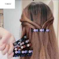 TOMANY จัดแต่งทรงผม หวานหวานแหววว Barrette พลอยเทียมเทียม สองชั้น คลิปบิดเกลียว กิ๊บติดผมคริสตัลเกาหลี คลิปผมผู้หญิง เครื่องมือถักเปีย กิ๊บติดผมแบบมีฟัน